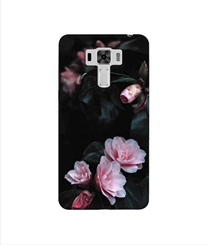 Image of Amazon Brand - Solimo Designer Dark Flowers Photography 3D Printed Hard Back Case Mobile Cover for Asus Zenfone 3 Laser ZC551KL