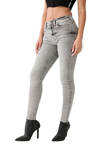 True Religion Women's Jennie High Rise Curvy Skinny Flap Jean3