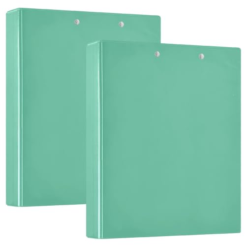 Classeur décoratif avec poches 3 anneaux 3,8 cm aigue-marine