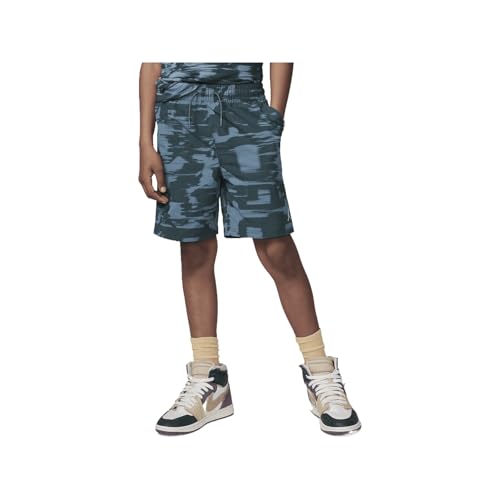 Jordan MJ Flight MVP Big Kids' Printed Woven Shorts (Oxidized Green, 95D231-EI8) Size X-Large - Main Image