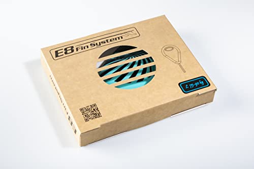 E8 FIN SYSTEM QUILLAS Surf de Fibra de Vidrio Amarillo FCS Compatibles Pack Ecológico Talla: A1 | L 75-90 Kg. (Turquesa) Cover