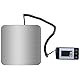 Rehomy Plattformwaage, 50kg/8g Präzision, Digitale Postwaage mit Halte/Tara Funktion, LCD Display für Pakete, Lager oder Gepäck (Ohne Batterien und Typ-C-Kabel)