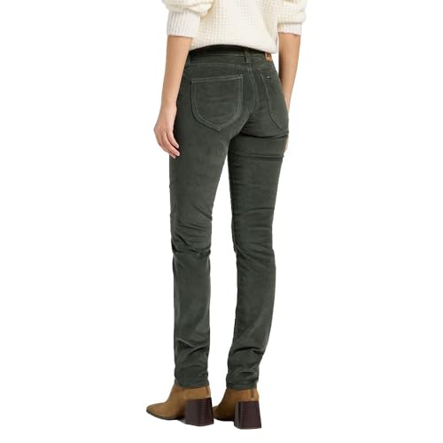 LEE - Jeans Damen - Classic Straight Fit - Marion - Oliv Grau – Ansicht 2