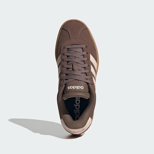 Image of adidas Womens Vl Court Bold Lace Up Sneakers Shoes Casual - Pink