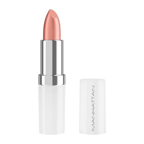 Manhattan Lasting Perfection Satin Lipstick 960 Pink-Key-Promise, Lippenstift für intensive, langanhaltende Farbe und feuchtigkeitsspendende Pflege