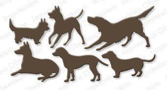 ドッグセット スチールダイ スクラップブック用 (DIE170R)