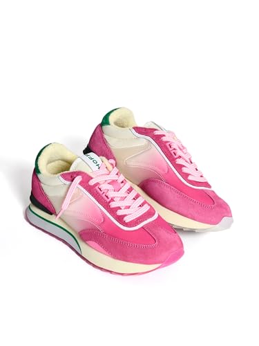 Flame Womens Fashion Trainers in Pink Multicolour3