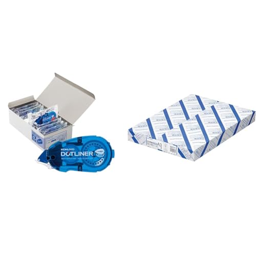 �y�Z�b�g�����z�R�N��(KOKUYO) �e�[�v�̂� �h�b�g���C�i�[ �ߑւ� ���S�� 10�� �^-D400-08NX10 + �R�s�[�p�� A3 ����0.09mm 500�� FSC�F�� KB-38N