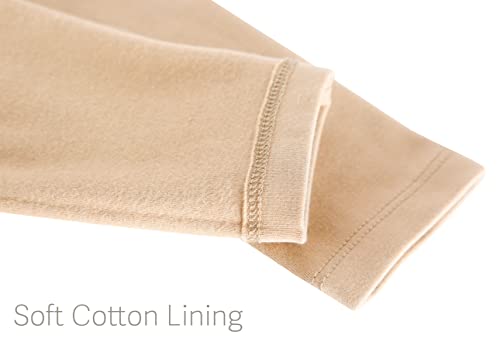 Lilax Girls' Basic Solid Full Length Cotton Soft Leggings4