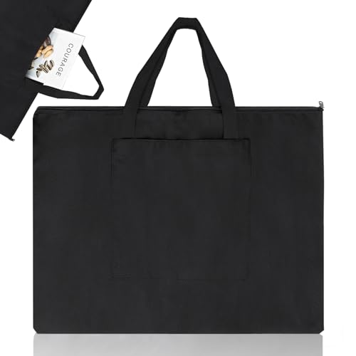 VOSSOT A2   Bolsa de transporte para tablero de dibujo, A2, resistente al agua, ligera, portafolio, carpeta de dibujo, carpeta de dibujo, bolsa de transporte, multifunción, bolsa de dibujo