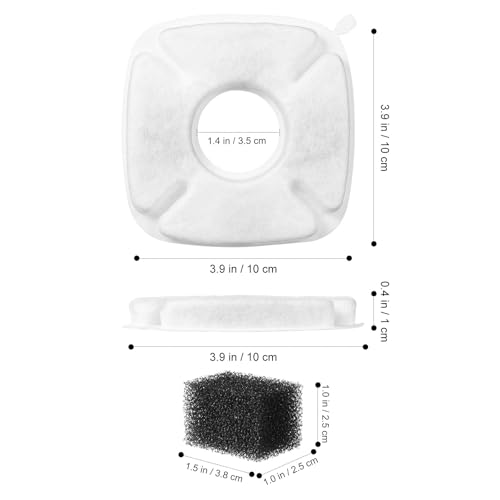 Filtros para fuente de agua para mascotas SEWACC 12 sets miniatura 2