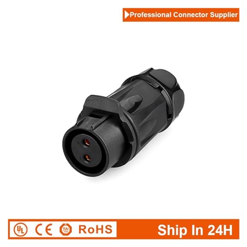 Conector estanco LP20 4 pines con rosca M20 para automatización 5