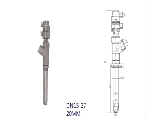 Buse pneumatique DN25 en acier inoxydable pour dosage de précision