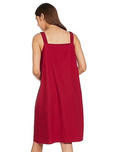 Image of Amazon Brand - Eden & Ivy Women's Cotton Knee Length Sleeveless Nighty