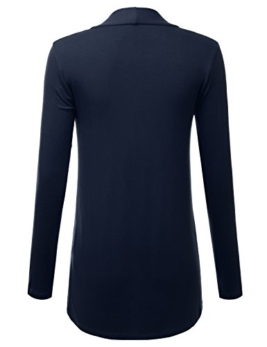 Image of LALABEE Women's Draped Open-Front Long Sleeve Light Weight Cardigan (S~3XL)