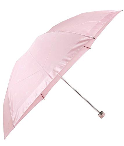 【BURBERRY】バーバリー 日本製 ホースマーク＆ロゴ 婦人折りたたみ傘(雨傘) ピンク