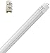 1x 9W Tube de LED G13 T8 60cm Tube Fluorescent Tube Blanc Chaud 3000K 900 Lumen 270° Angle de Rayonnement / Incl. Démarreur Milchweiße Couverture [Classe Énergétique A