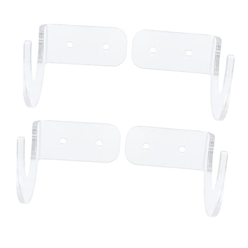 Mipcase Baseball Bat Holder Acrylic Display Mount 4pcs Bat Bracket Organize Your Room