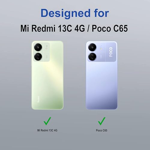 Image of amazon basics Back Case Cover for Mi Redmi 13C 4G (TPU + PC Black)