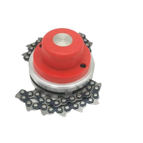 Baverta Cabezal de Desbrozadora de Cadena Universal para Cortacésped, Herramientas de Repuesto para Jardín