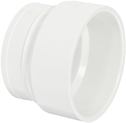 Spears P119 Series PVC DWV Pipe Fitting, No-Hub Adapter, 4