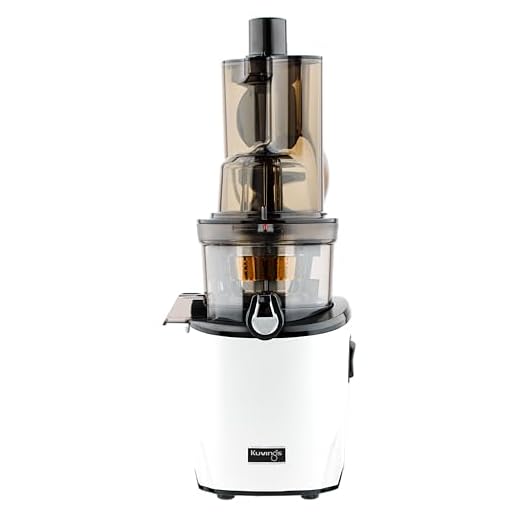 Kuvings Whole Slow Juicer REVO830SWP Cold Press Masticating Juicer Machine - Extra Wide 88mm & 48mm Food Chutes - Quiet Strong Motor Auto-Cut Fruits & Veggies - Smoothie Sorbet Attachment - White