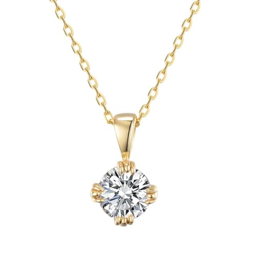 Collier rond diamant 6mm en argent 925 idéal pour le quotidien