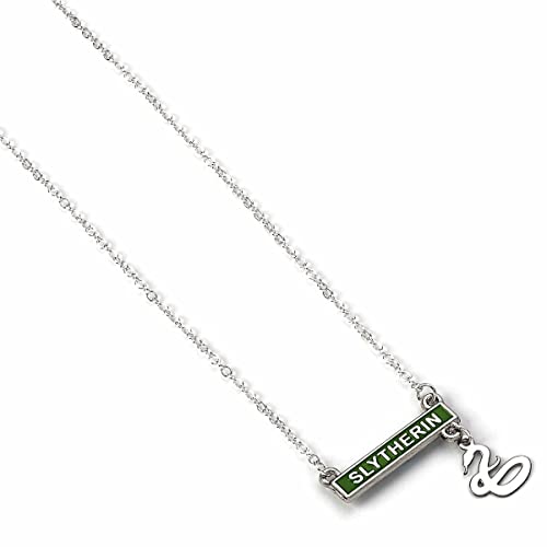Official Harry Potter Slytherin Bar Necklace2