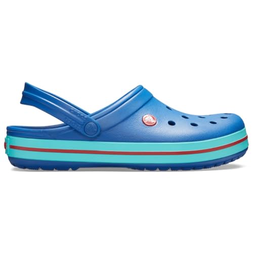 Image of Crocs Unisex Adult Crocband Clog 11016-4IO Blue Jean /Pool M6W8