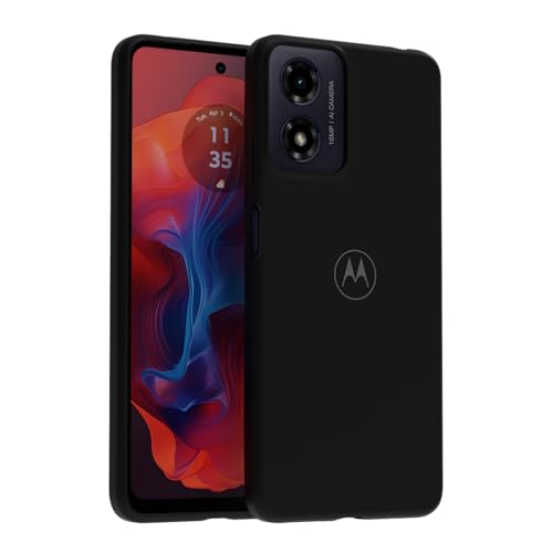 Motorola, Capa Protetora Moto G04, Moto G04S, Original Anti Impacto, Preto