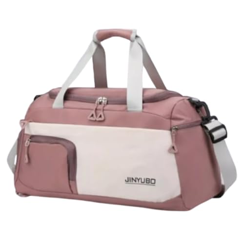 Bolsa Mala De Mão 10kg Viagem Academia Bordo Grande Avião Alça ajustável Área Seca Área Molhada (Lilás)