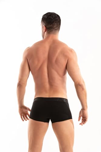 Bóxers ajustados hombre TOF Paris Access Trunk negro de corte bajo 5