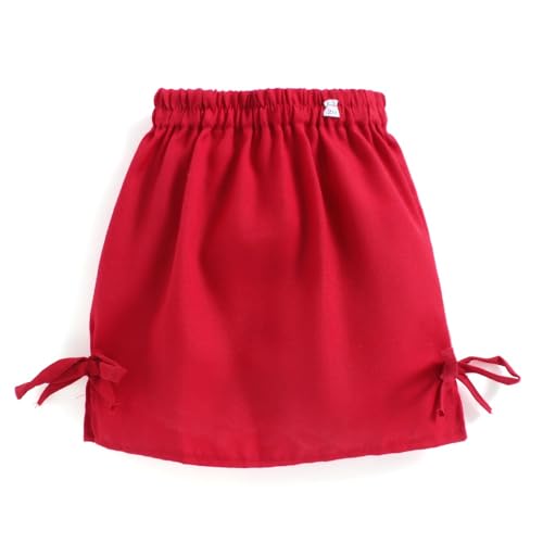 Image of BookMyCostume Airline Air Hostess Kids Fancy Dress Costume for Girls - Red 6-7 years