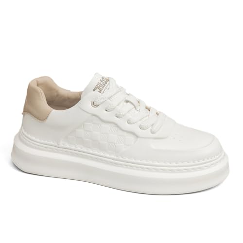 YCMM Lightweight Lace-Up Platform Sneakers for Men and Women Comfortable Casual Walking Shoes3