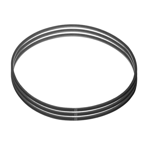 Image of uxcell 3pcs A51 or 4L530 Classic Wrapped Rubber V-Belt, 51 inch(1300mm) Inside Circumference, A Profile V Belt