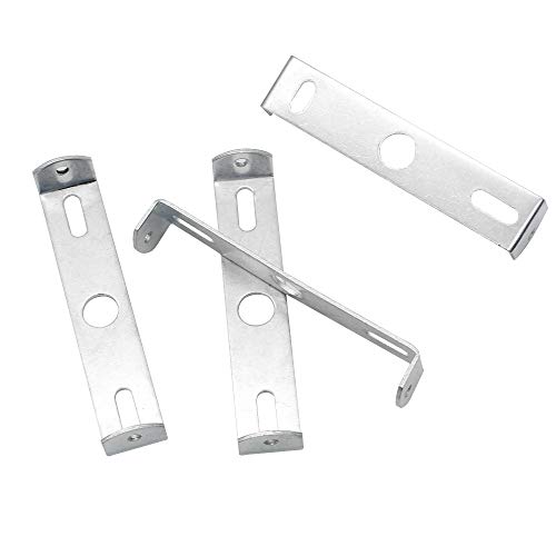 4 Pezzis Staffa per Plafoniera 90mm Staffa per