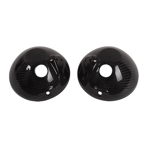 Bols phares en fibre de carbone pour Triumph Rocket III 2020 finition sergé haut de gamme