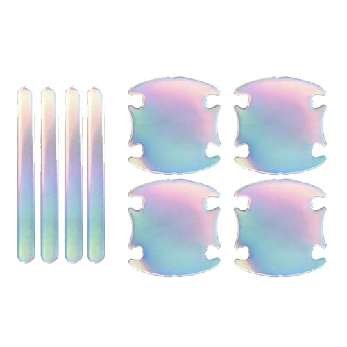 ihreesy 8 Pieces Car Door Handle Protective Film,Universal Car Door Cup Scratch Protector Door Handle Paint Scratch Protection Sticker Door Bowl Scratch Cover Guard