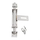 Photo Gallery niceminiwall chiavistello scorrevole, 170 mm, in acciaio inox ispessito, con foro per lucchetto, per porte da giardino, capannoni, armadi, camere, serratura interna spazzolata Photo Gallery niceminiwall chiavistello scorrevole, 170 mm, in acciaio inox ispessito, con foro per lucchetto, per porte da giardino, capannoni, armadi, camere, serratura interna spazzolata
