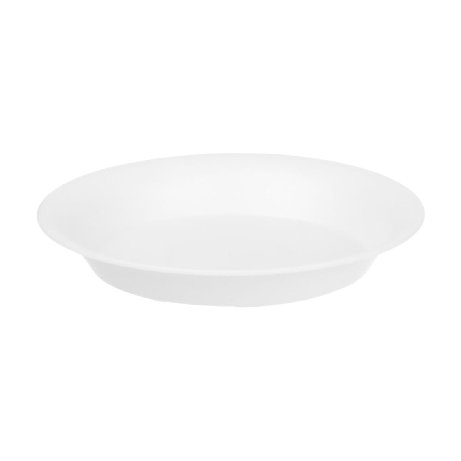 YILWPV 20Pcs Round Drip Trays Plant Saucer Garden Flower Pot Indoor Outdoor Plastic Tray Saucers Home Decor(White 11.7x8.5cm)