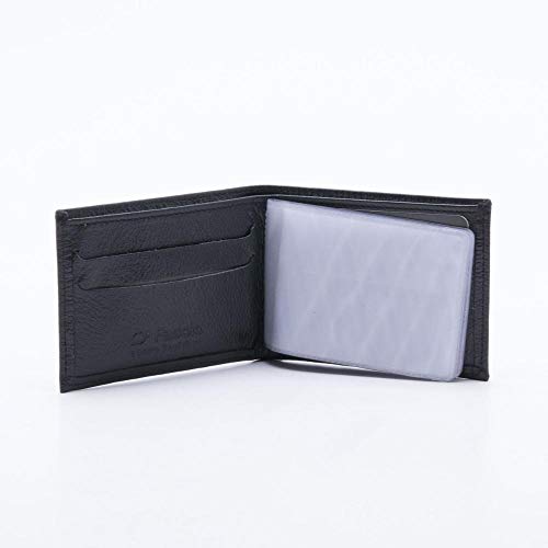 Fasolo, H007143751C, Carteira Pequena de Bolso Masculina em Slim, cor Preto, Couro