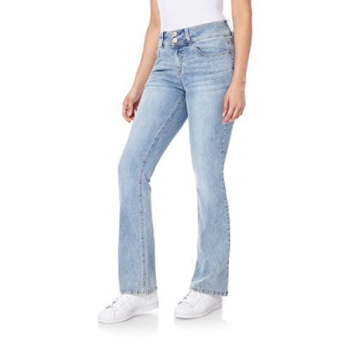 WallFlower Women's InstaStretch Luscious Curvy Bootcut Jeans