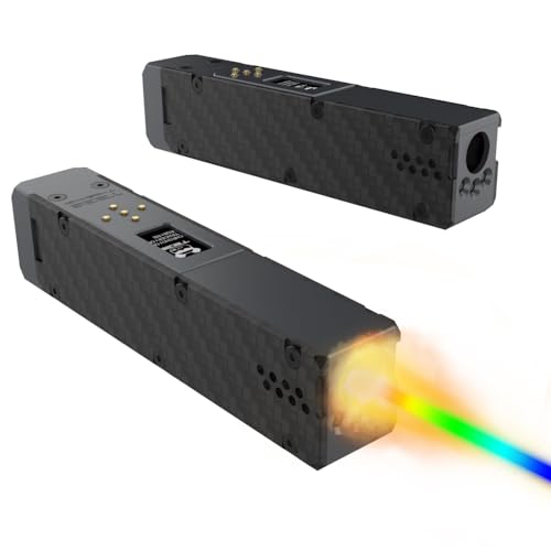 T238-RGB+ Daybreak Airsoft Tracer Chronograph, 3-in-1 Mündungsfeuer-Simulator für Airsoft/NERF/Gel Blaster mit RGB+ Mündungsfeuersimulation, Projektil-Tracer und Projektilgeschwindigkeitsmessung.