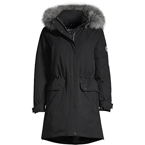 Lands' End Women's Expedition Waterproof Down Winter Parka with Faux Fur Hood3