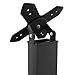 CTA Digital ADD-CHKB Premium Thin Profile Floor Stand with VESA Plate and Base (Black)