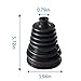 2PCS Heavy-Duty Silicone CV Axle Boot Kit for 65mm/80mm/90mm Axles | 4 Stainless Steel Clamps & 6 Cable Ties | Water & Dust Proof Design | Fits Most Cars & SUVs