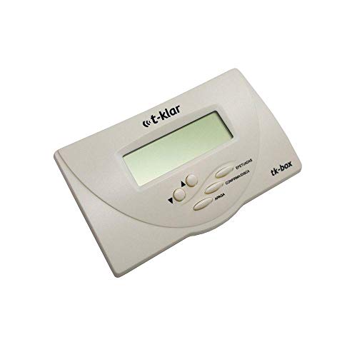 Identificador de chamadas Bina T-Klar TK-Box Branco Compacto Registra as ultimas 99 ligacoes recebidas e 25 efetuadas,