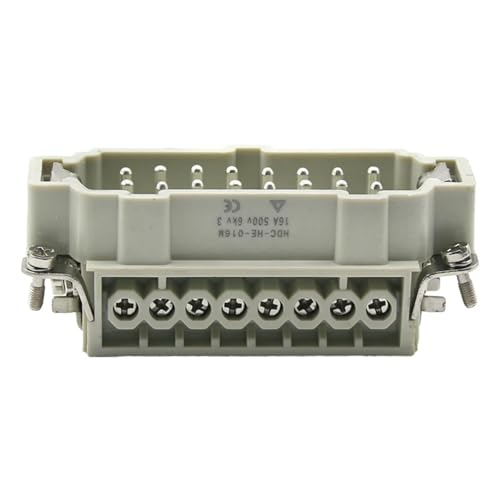 Conector multipolar de aviación resistente HDC-HE de 10 pines macho y hembra 4