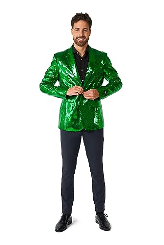 SUITMEISTER Sequins Party Blazer for Men - Slim Fit - Shiny Christmas, NYE, Prom Party Jacket3