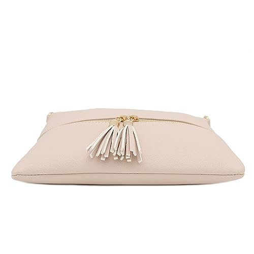 Image of Lightweight Medium Crossbody Bag with Tassel